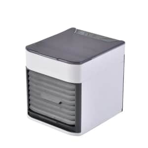 White and Black Mini Portable Air Conditioner