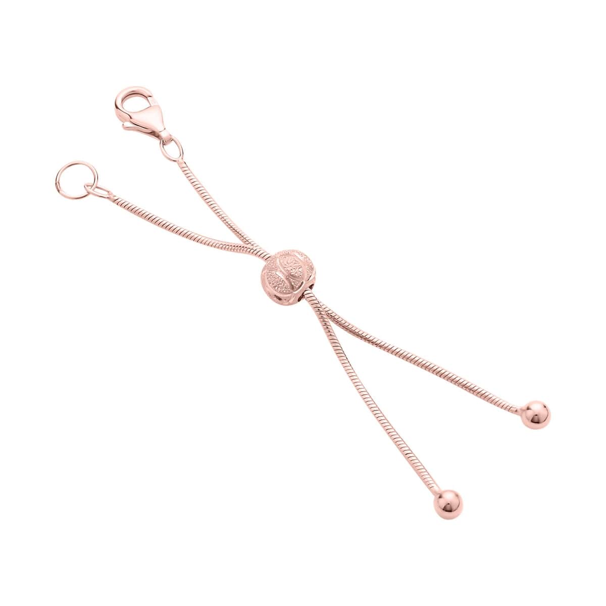 Buy 14K Rose Gold Over Sterling Silver Paper Clip Extender Chain with  Magnet and Lobster Lock (3.25In) 2.15 Grams , Chain Extender , Sterling Silver  Necklace Extender at ShopLC.
