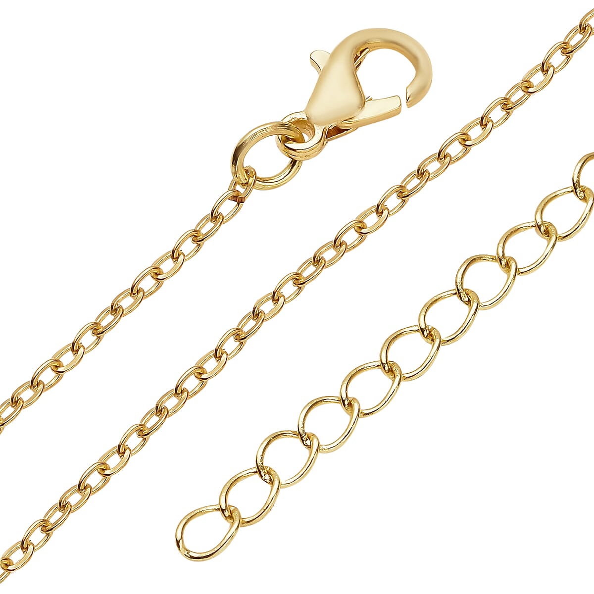 Austrian Crystal Cancer Zodiac Necklace 20 Inches in Goldtone and ION Plated Yellow Gold Stainless Steel image number 4