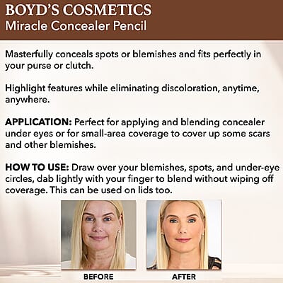 Boyd's Cosmetics Miracle Concealer Pencil