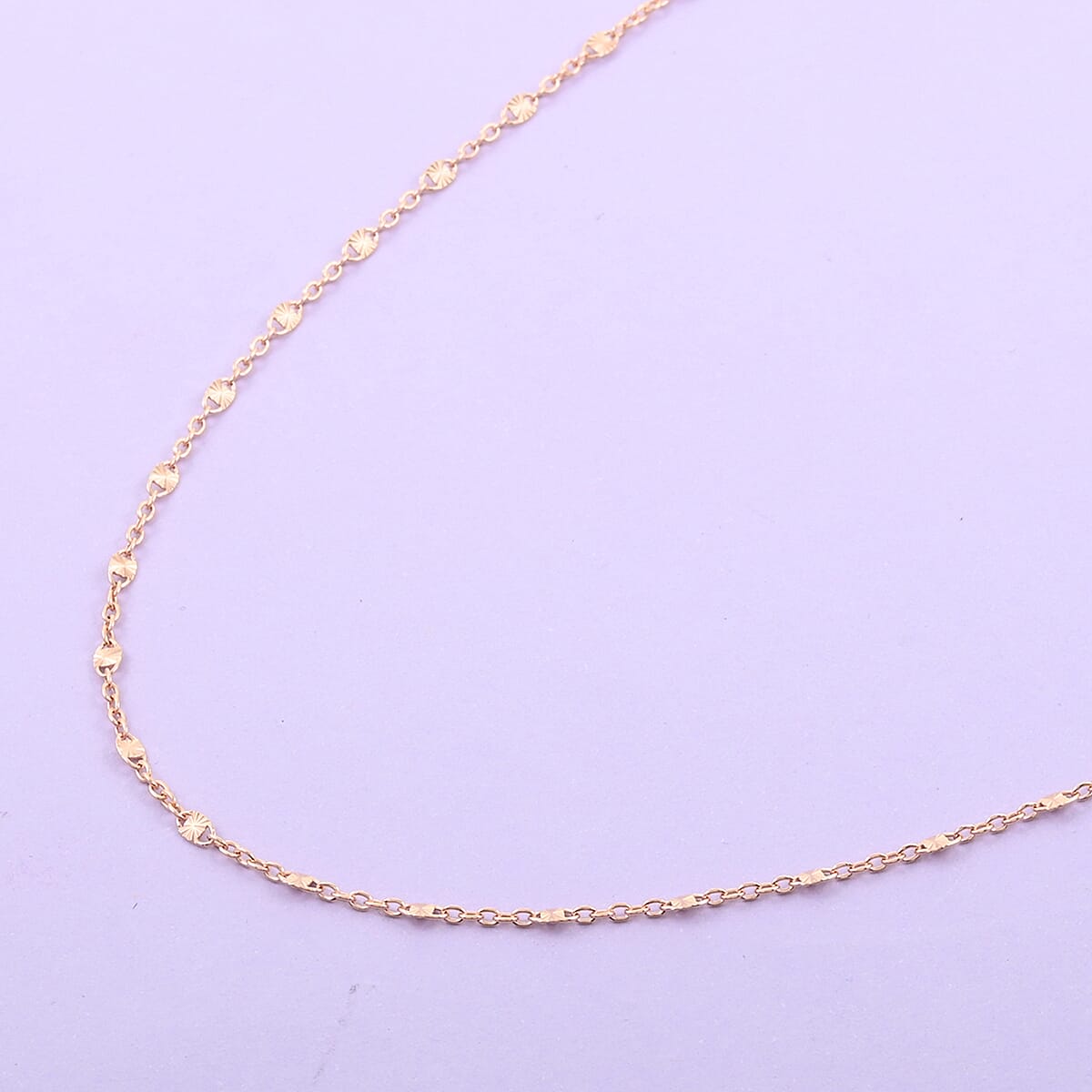 Italian 14K Rose Gold Over Sterling Silver Link Gucci Chain 24 Inches 2.90 Grams image number 1