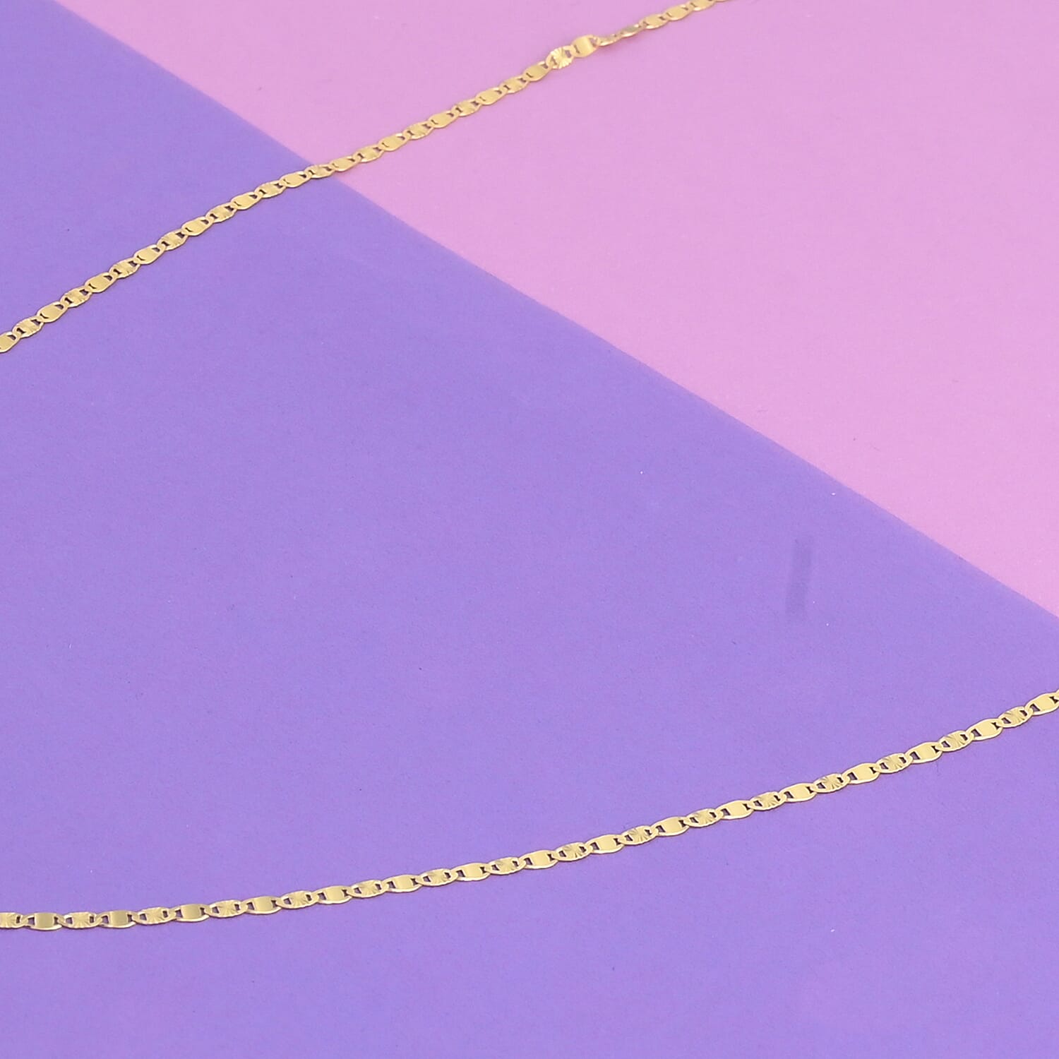 Italian 14K Yellow Gold Over Sterling Silver Marine Style Chain 24 Inches 3 Grams