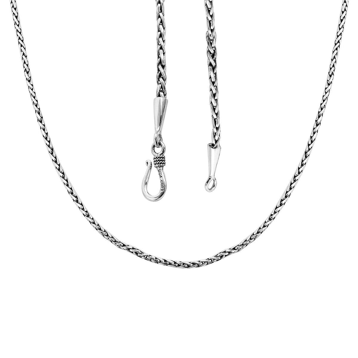 Bali Legacy Sterling Silver Padian Chain Necklace 20 Inches 18 Grams image number 5