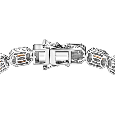Premium Tanzanian Golden Tourmaline Bracelet, Platinum Over Sterling Silver Bracelet, Tourmaline Bracelet, Birthday Gifts For Her (7.25 In) 5.40 ctw