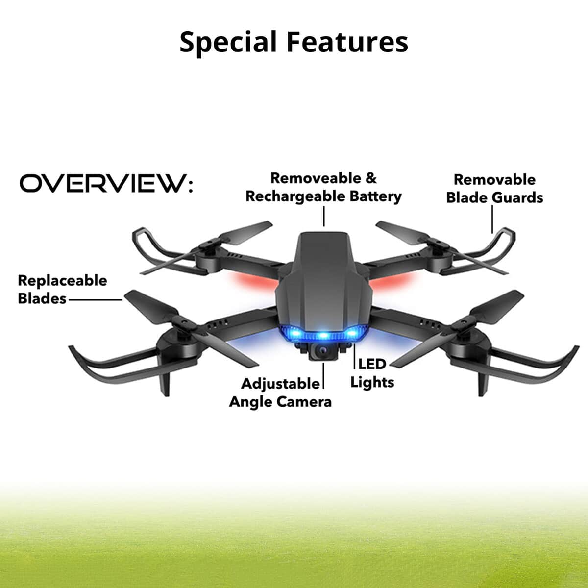 Trend Vision Quadcopter Drone - Black image number 1