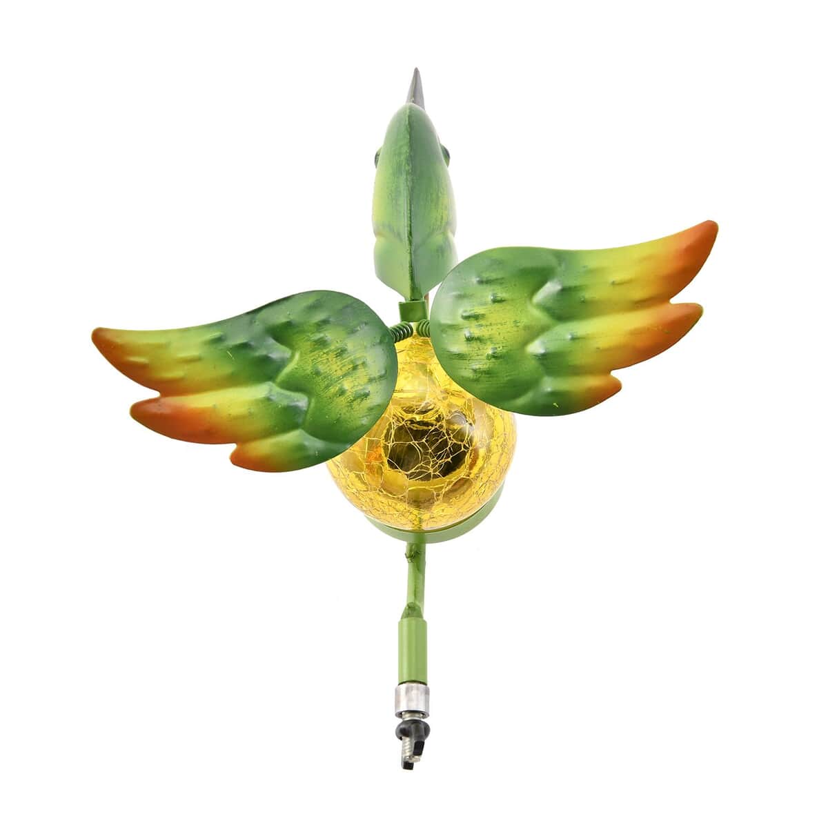 Green Solar Wind Spinner Stake - Hunningbird (11.8"x8.46"x36") image number 5