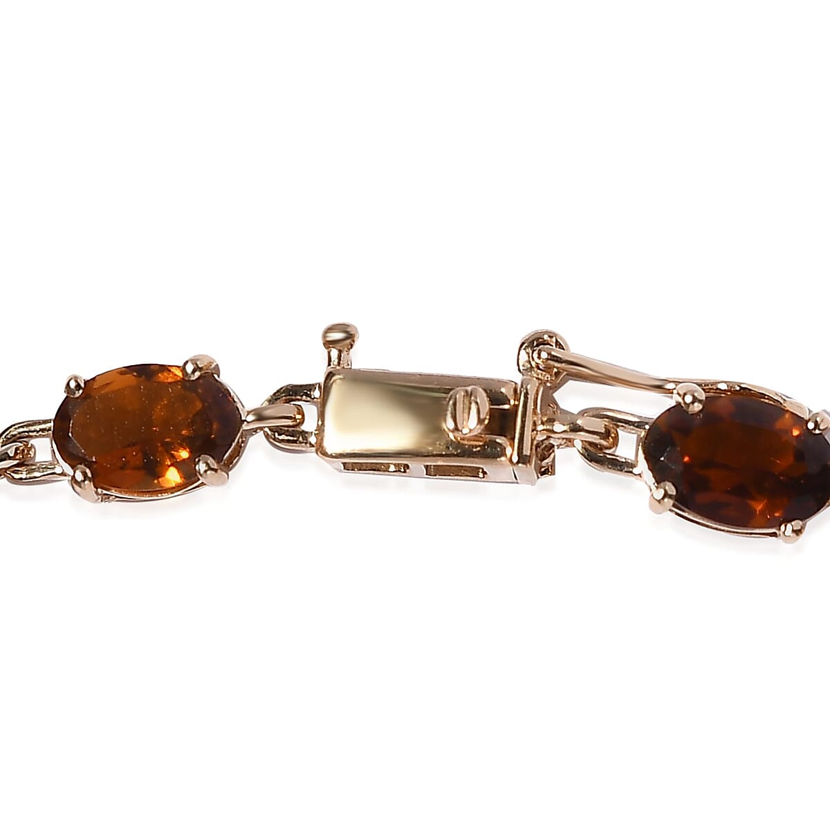 Luxoro 10K Yellow Gold Premium Tanzanian Golden Tourmaline Bracelet (6.50 In) 7.35 ctw image number 3