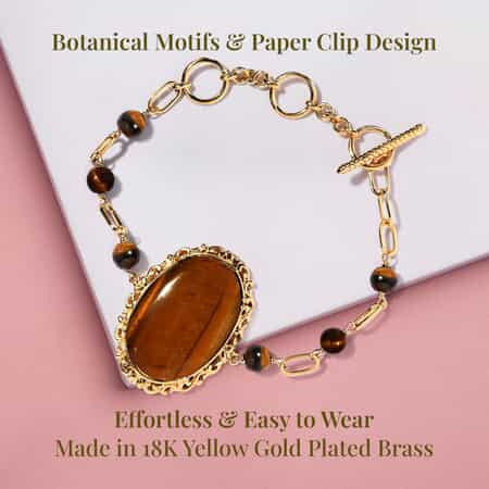 Grand Initial Paper Clip Bracelet