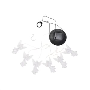 Solar Angel LED Wind Chime - Transparent