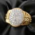 Diamond Men's Ring in 14K Yellow Gold Over Sterling Silver (Size 10.0) 1.00 ctw image number 1