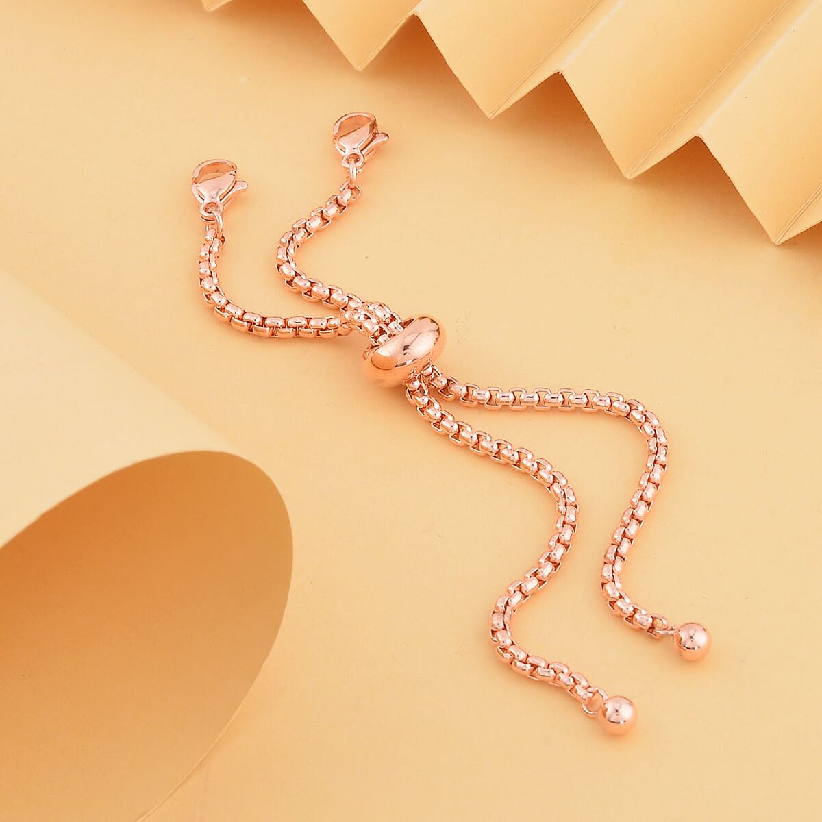 Adjustable Bolo Extender Box Chain (4 Inches) with Lobster Lock in ION Plated RG Stainless Steel , Tarnish-Free, Waterproof, Sweat Proof Jewelry image number 1