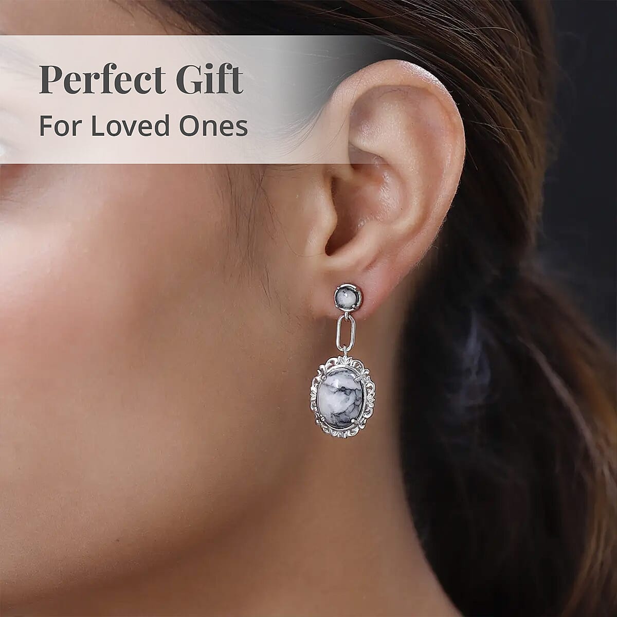 Karis Austrian Pinolith Earrings in Platinum Bond 15.20 ctw image number 4