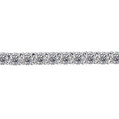 Moissanite VS EF Tennis Bracelet in Sterling Silver (7.50 In) 15.50 Grams 11.25 ctw