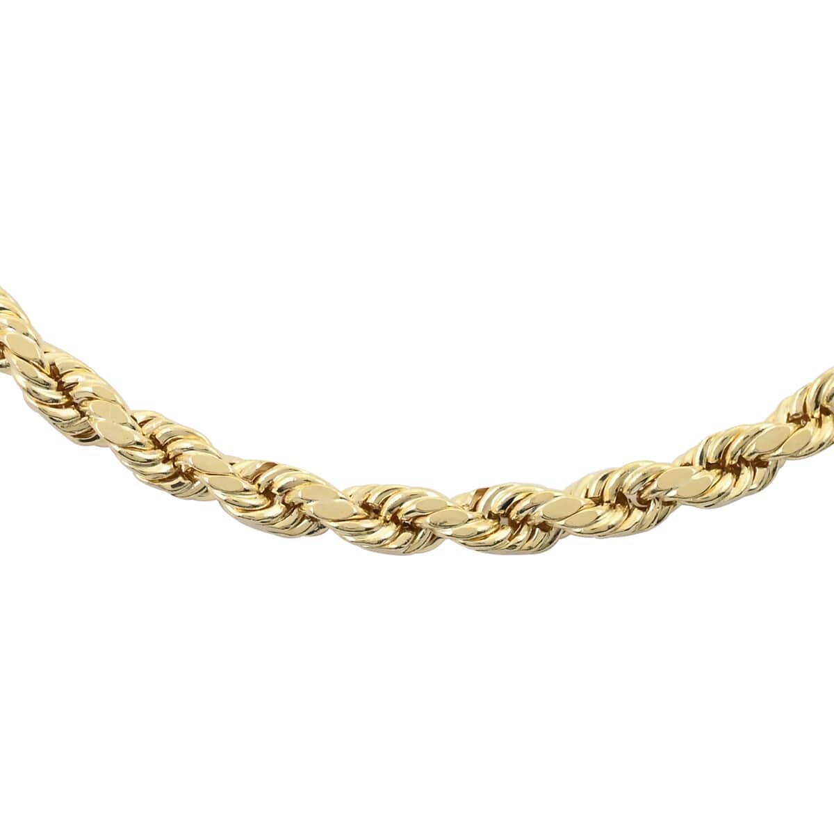 10K Yellow Gold 3.27mm Rope Chain Necklace 18 Inches 5.5 Grams image number 0