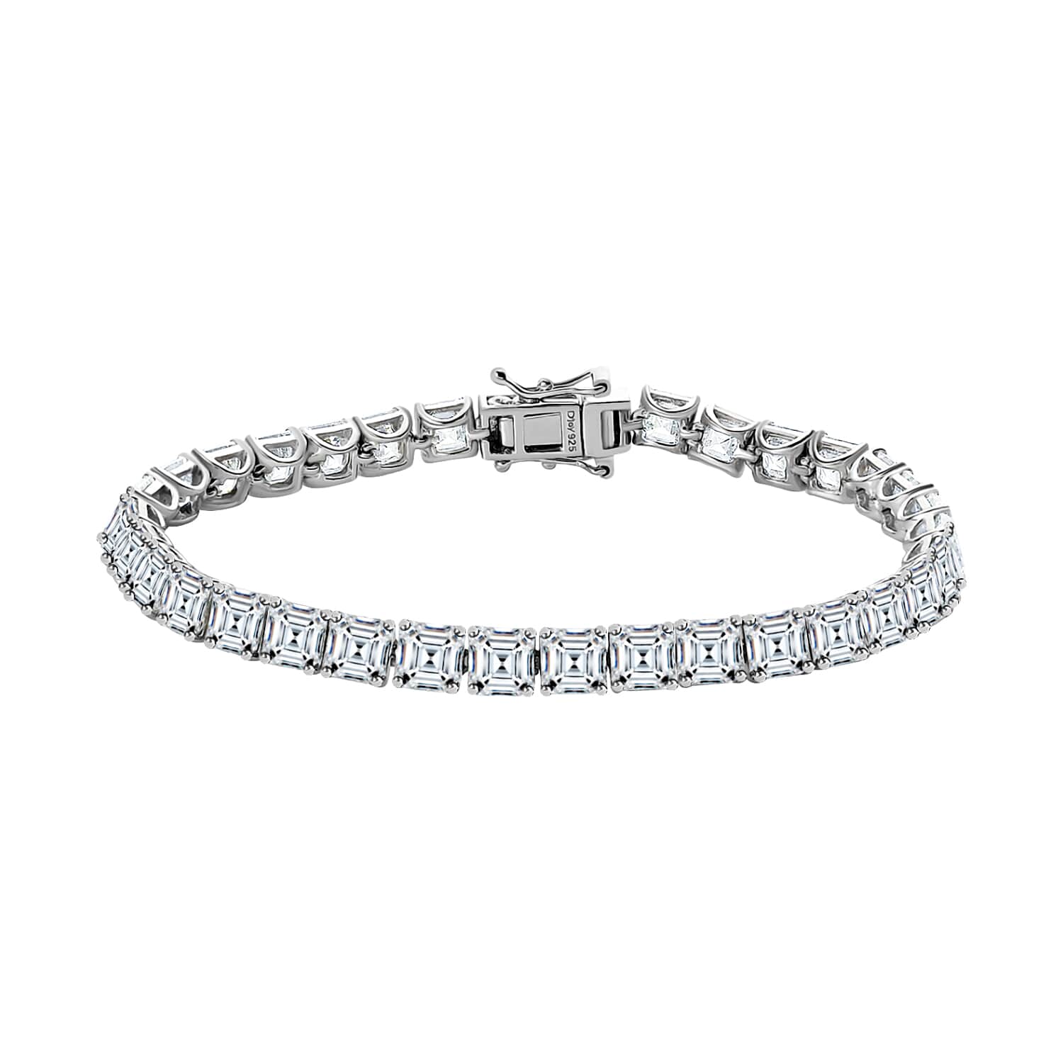 Asscher cut tennis on sale bracelet