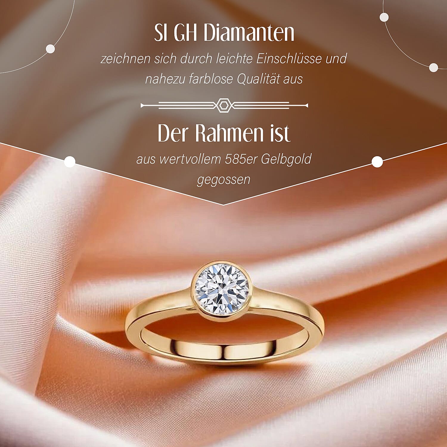 Luxuriant Lab Grown Diamond G-H SI 1.00 ctw Solitaire Ring in 14K Yellow Gold (Size 10.0)