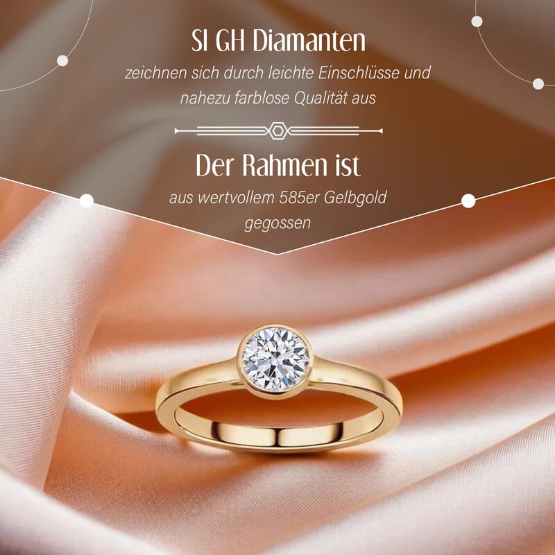 Luxuriant Lab Grown Diamond G-H SI 1.00 ctw Solitaire Ring in 14K Yellow Gold (Size 10.0)