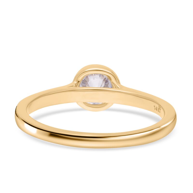 Luxuriant Lab Grown Diamond G-H SI 1.00 ctw Solitaire Ring in 14K Yellow Gold (Size 10.0)
