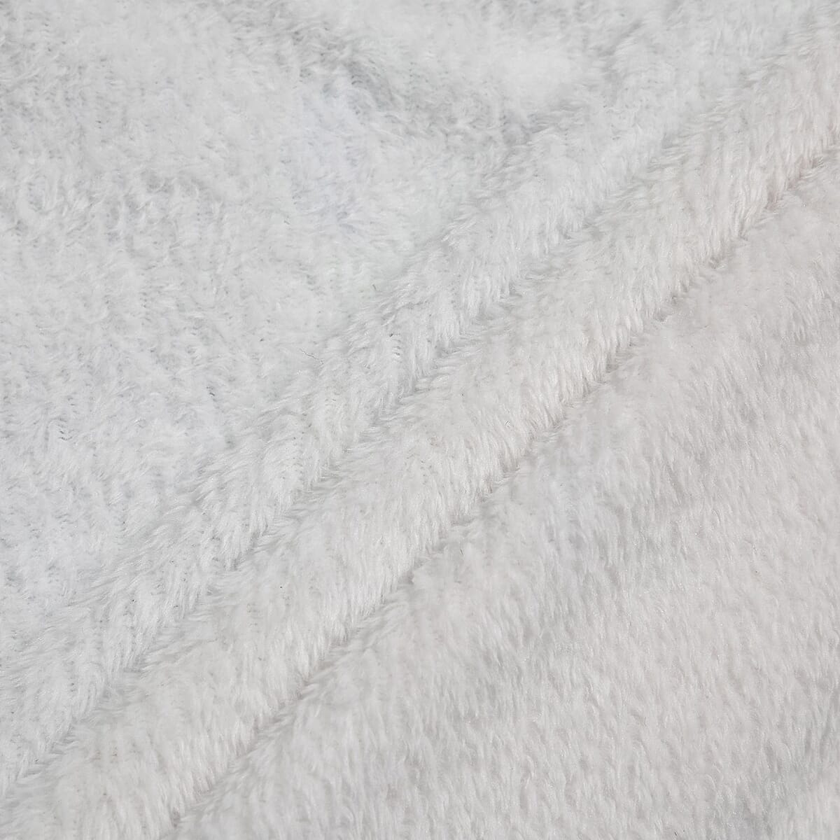 Homesmart Green Peacock Digital Print Pattern Flannel Blanket image number 6