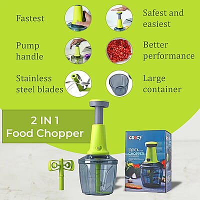 Chopper Blender Food Grade 950ml Unbreakable Virgin Food Grade - Green