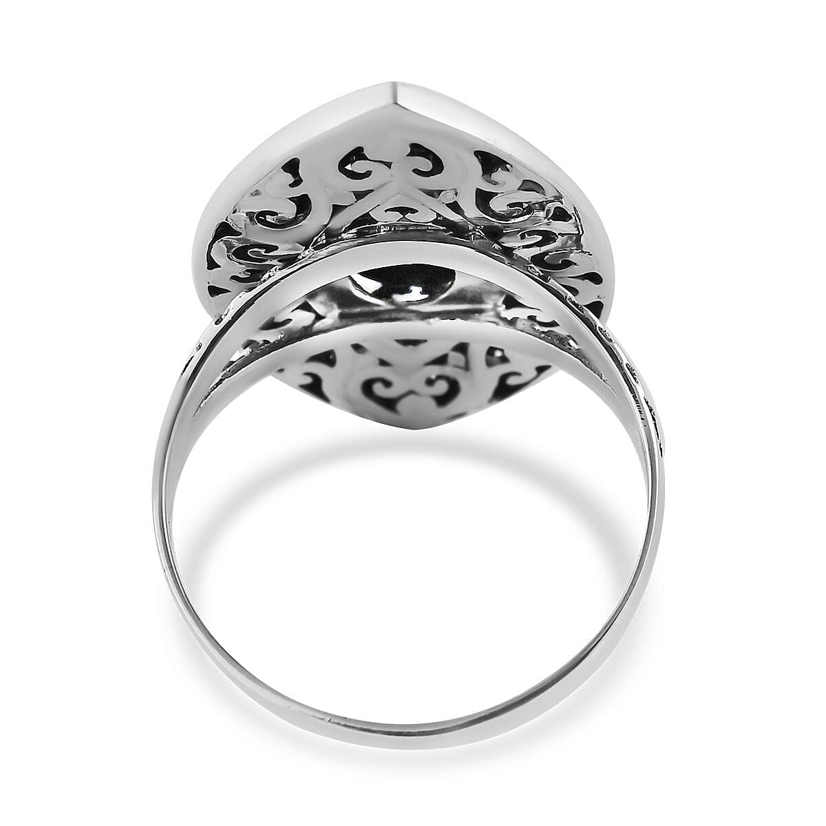 Bali Legacy Brazilian Smoky Quartz Ring in Sterling Silver (Size 7.0) 1.15 ctw image number 4