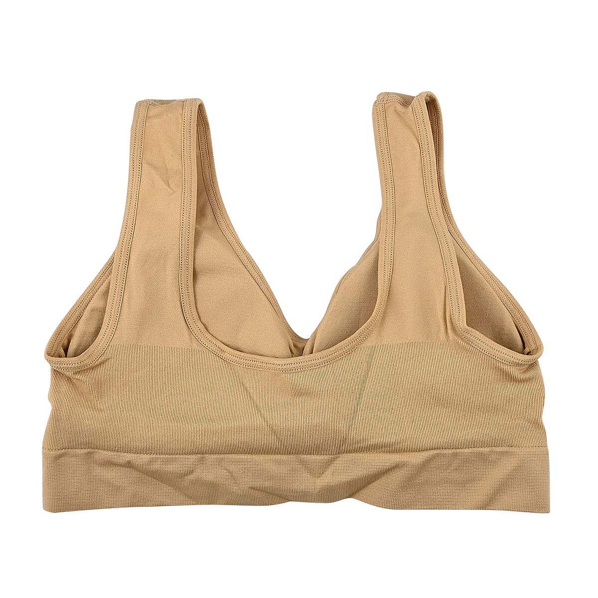 Genie Bra with Straps - Nude (3X) image number 1