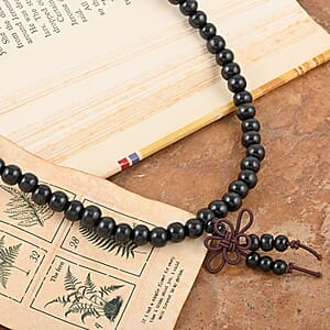 Black Color 108 Beaded (8mm) Feng Shui Stretch Bracelet