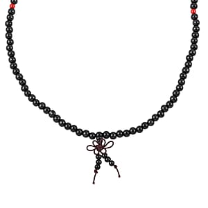 Black Color 108 Beaded (8mm) Feng Shui Stretch Bracelet