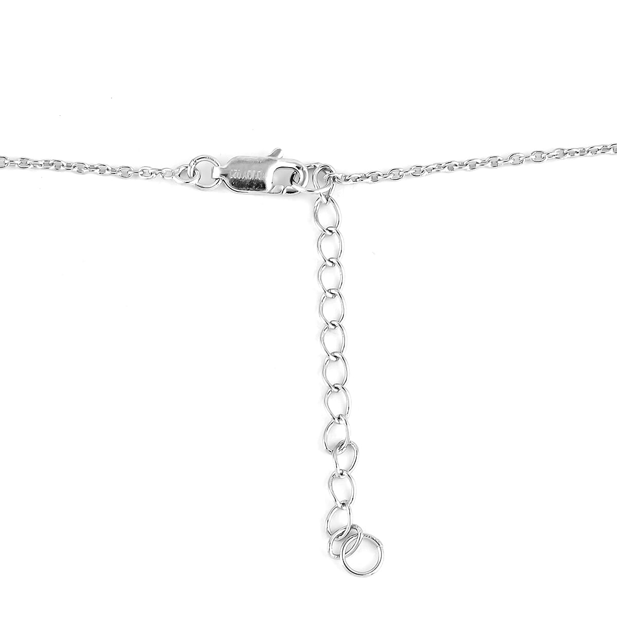 Polki Diamond Necklace 18 inInches in Platinum Over Sterling Silver 0.30 ctw image number 3