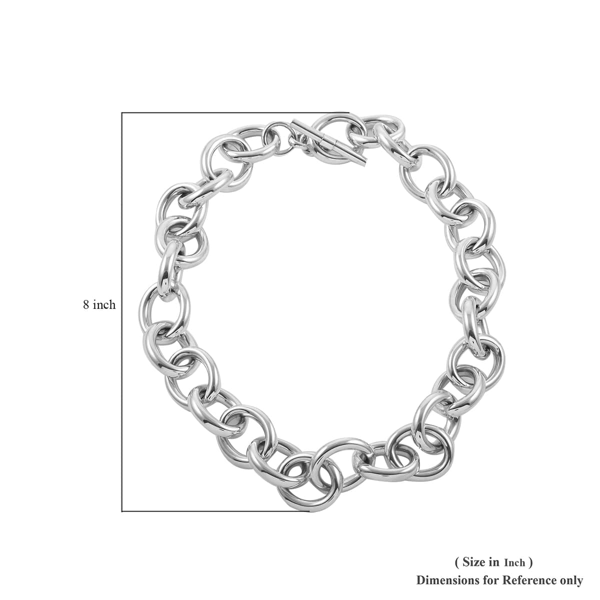 Majul & Co. One Of A Kind Sterling Silver Tubular Link Necklace 24 Inches Hand-Made in Mexico 113 Grams image number 4
