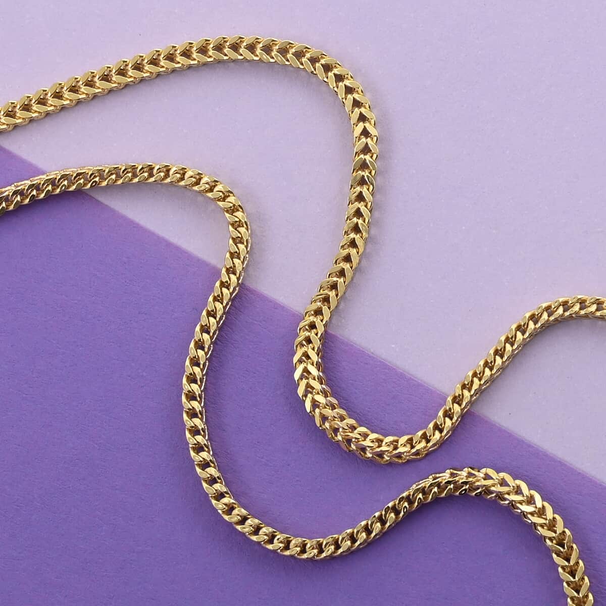NEW YORK CLOSEOUT 10K Yellow Gold 2mm Franco Chain Necklace 22 Inches 5.3 Grams image number 1