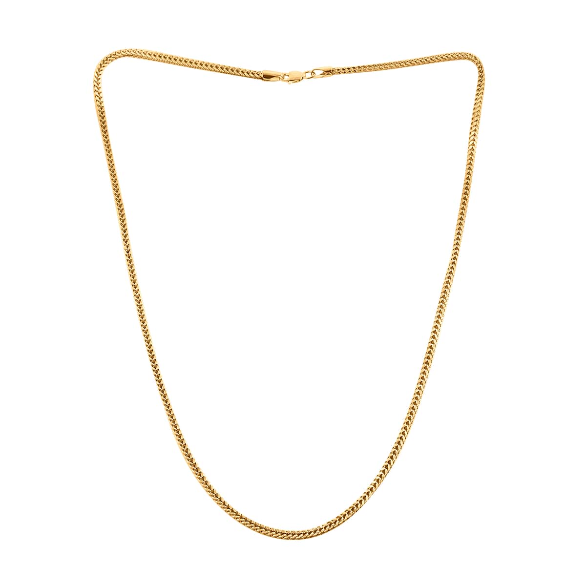 NEW YORK CLOSEOUT 10K Yellow Gold 2mm Franco Chain Necklace 22 Inches 5.3 Grams image number 3
