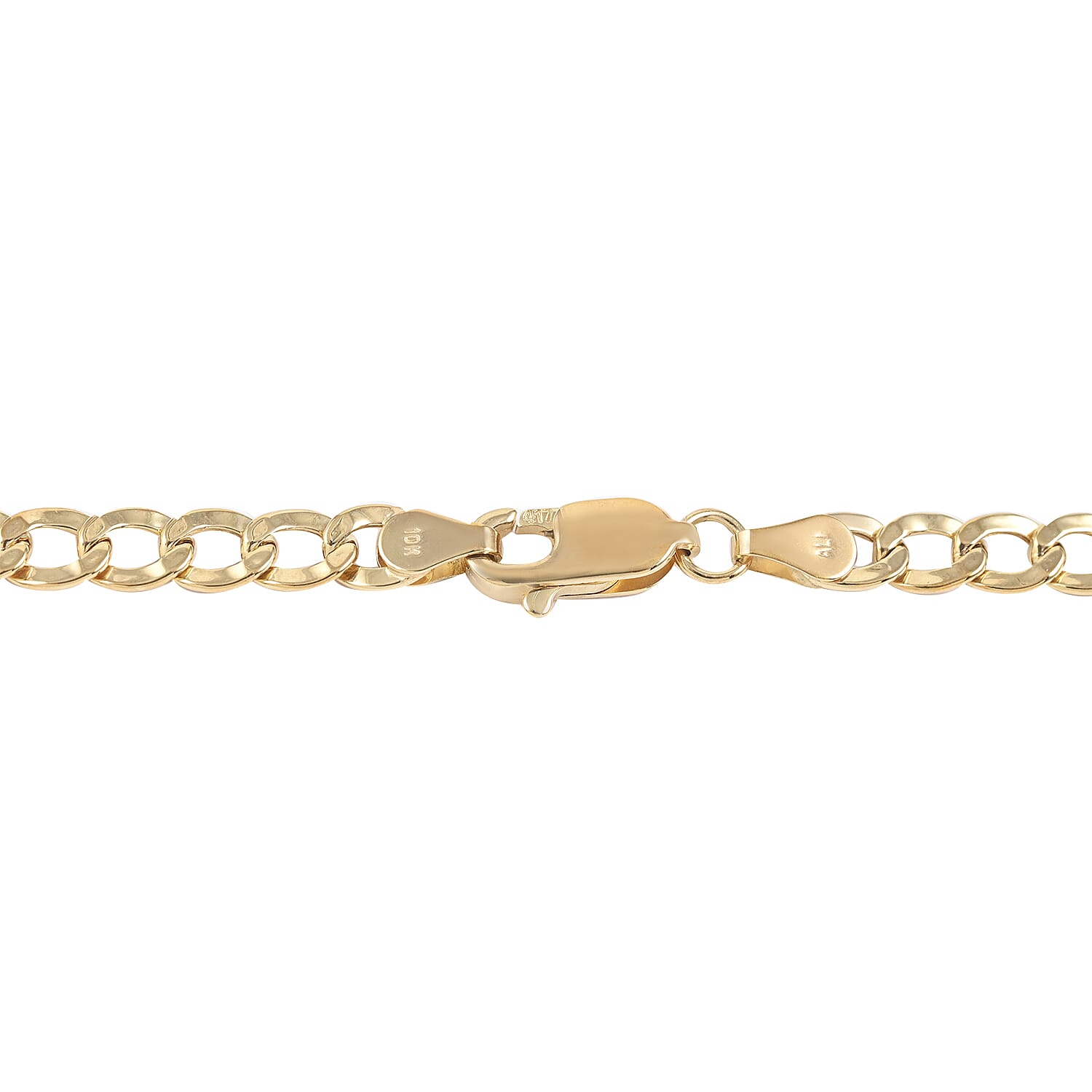 New York Closeout 10K Yellow Gold 4mm Curb Necklace 20 Inches 6.10 Grams