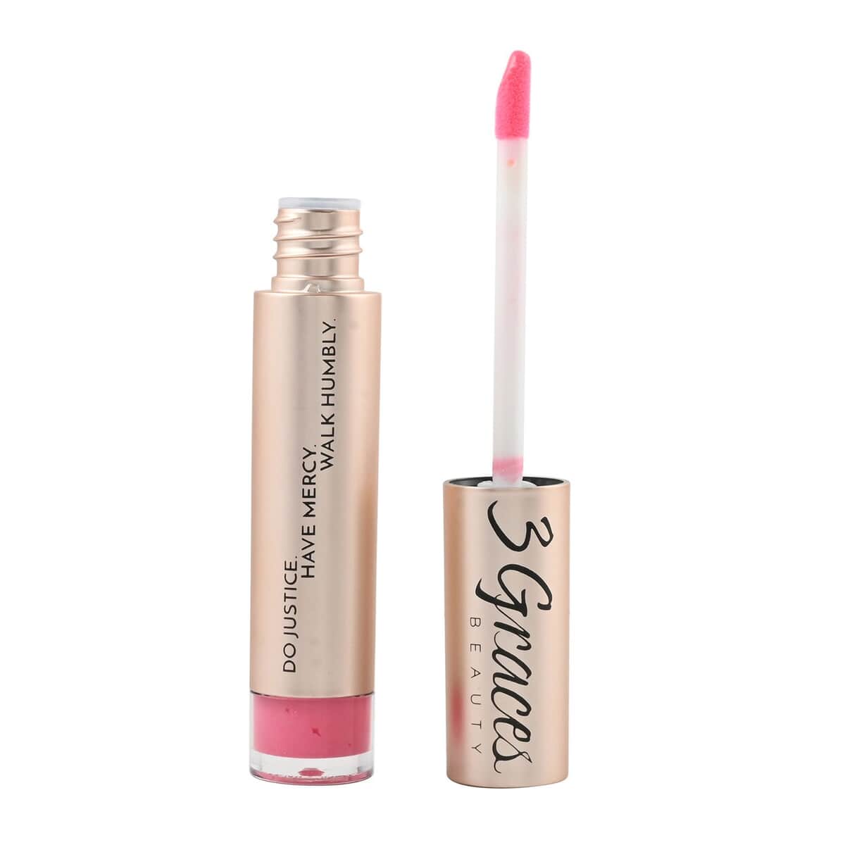 3 Graces Lip Savior & Pink Lip Gloss Duo Set image number 2