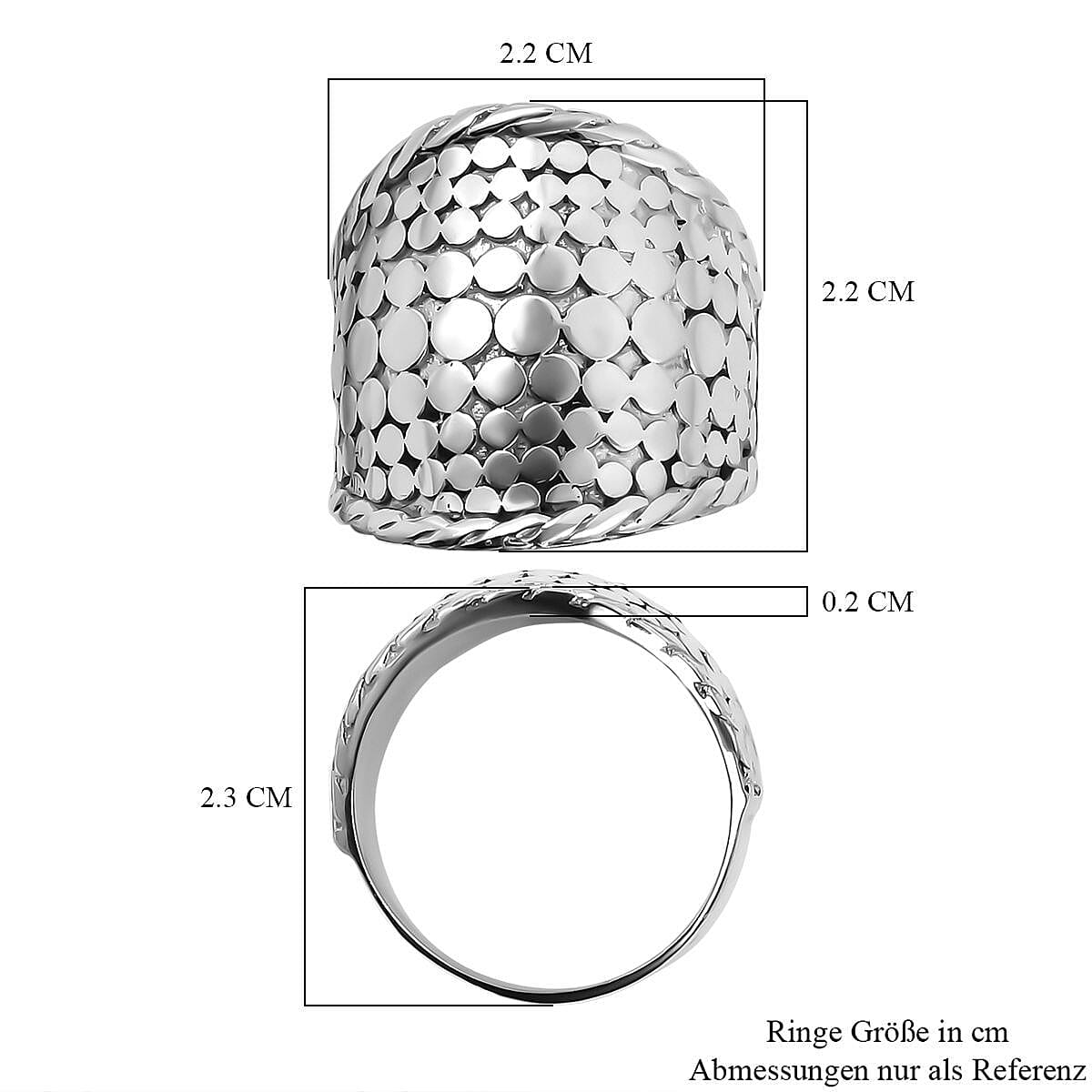 Sterling Silver Ring (Size 10)