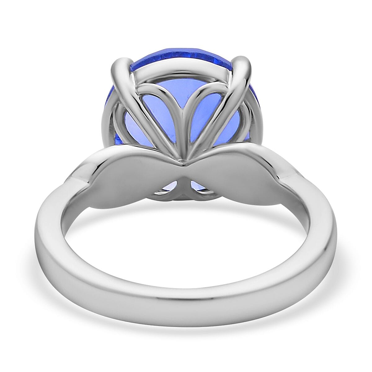 Concave Cut Color Change Fluorite and Multi Gemstone Ring in Rhodium Over Sterling Silver (Size 8.0) 7.25 ctw image number 4