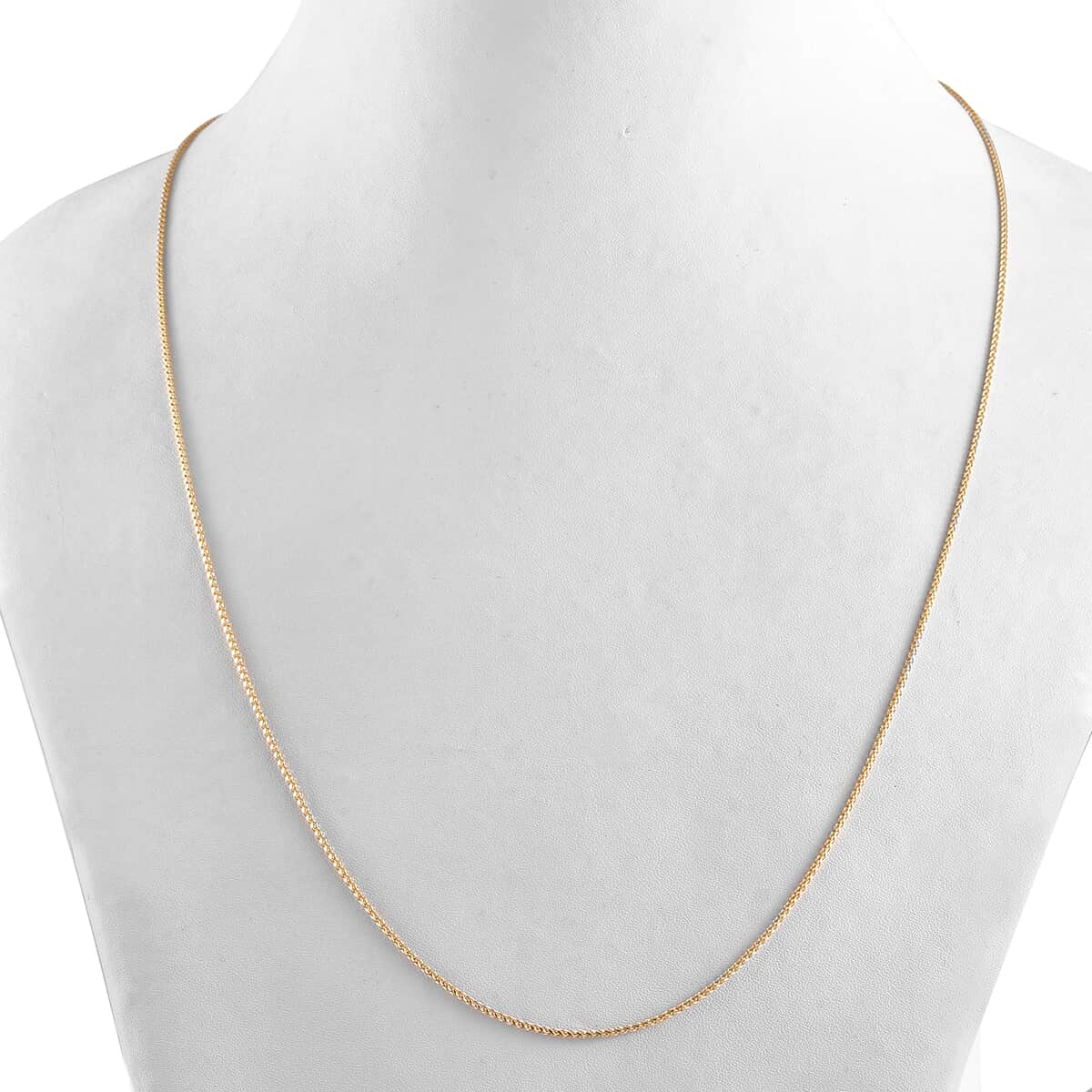 22K Yellow Gold Spiga Chain 24 Inches 6 Grams image number 2