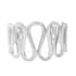 Jessica Exclusive Pick Designer Inspired Oversized Minimalist Sterling Silver Statement Cuff Bracelet (7 in) 25.70 Grams image number 0
