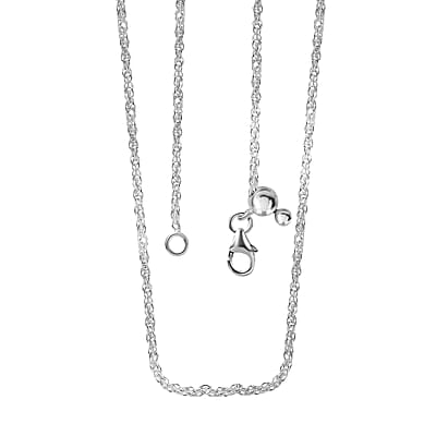 Artisan Crafted Sterling Silver Fancy Link Chain Necklace 24 Inches 2.75 Grams