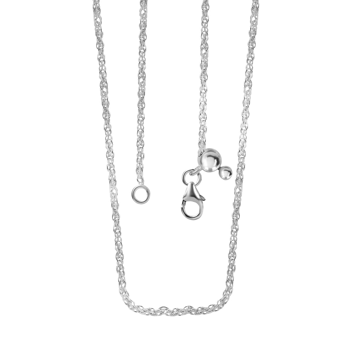 Artisan Crafted Sterling Silver Fancy Link Chain Necklace (24 Inches) (2.85 g) image number 5