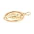 Vermeil Yellow Gold Over Sterling Silver Scorpio Zodiac Circle Pendant 3 Grams image number 2