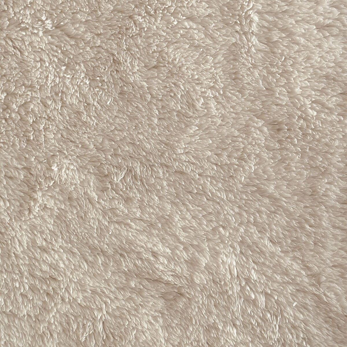 HOMESMART Vanilla Microfiber Sherpa Blanket image number 4