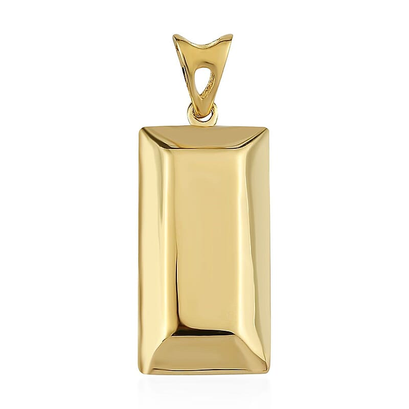 Luxoro Bar Pendant without Chain in 10K Yellow Gold 1.20 Grams