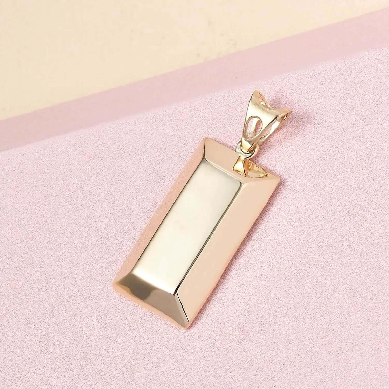 Buy Luxoro 10K Yellow Gold Bar Pendant , Gold Pendant , Gold Bar