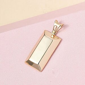 Luxoro Bar Pendant without Chain in 10K Yellow Gold 1.20 Grams