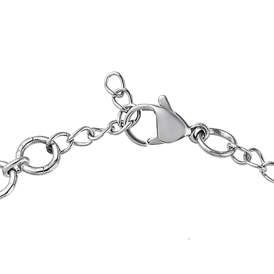 Orissa Rhodolite Garnet Bracelet in Stainless Steel (6.50 In) 3.00 ctw , Tarnish-Free, Waterproof, Sweat Proof Jewelry