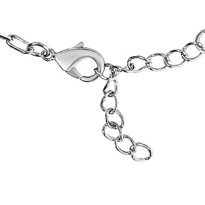 Karis Amethyst Station Bracelet in Platinum Bond (6.50 In) 3.15 ctw