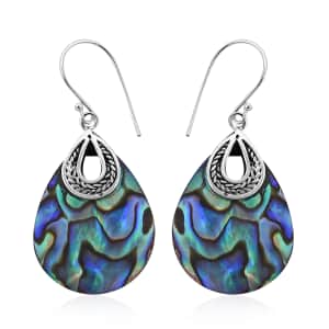 Sterling Abalone Leaf Screw Back Earrings – Main Street Estate Sales