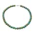 Simulated Copper Turquoise Beaded Necklace in Sterling Silver 18 Inches 250.00 ctw image number 0