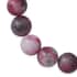 Hong Kong Closeout Deal Water Melon Jade 12 mm Beaded Stretch Bracelet 175.00 ctw image number 2